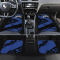 North Melbourne Football Club Car Mats Kangaroos Muscular Mascot Graphic - Abstract Paint Splatter Art