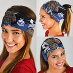 North Melbourne Football Club Neck Gaiter Kangaroos Muscular Mascot Graphic - Abstract Paint Splatter Art
