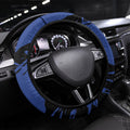 North Melbourne Football Club Steering Wheel Cover Kangaroos Muscular Mascot Graphic - Abstract Paint Splatter Art