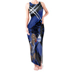 North Melbourne Football Club Tank Maxi Dress Kangaroos Muscular Mascot Graphic - Abstract Paint Splatter Art