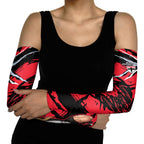 St Kilda Football Club Arm Sleeves Saints Muscular Mascot Graphic - Abstract Paint Splatter Art