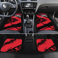 St Kilda Football Club Car Mats Saints Muscular Mascot Graphic - Abstract Paint Splatter Art