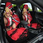 St Kilda Football Club Car Seat Cover Saints Muscular Mascot Graphic - Abstract Paint Splatter Art
