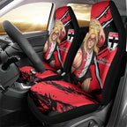 St Kilda Football Club Car Seat Cover Saints Muscular Mascot Graphic - Abstract Paint Splatter Art