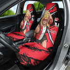 St Kilda Football Club Car Seat Cover Saints Muscular Mascot Graphic - Abstract Paint Splatter Art