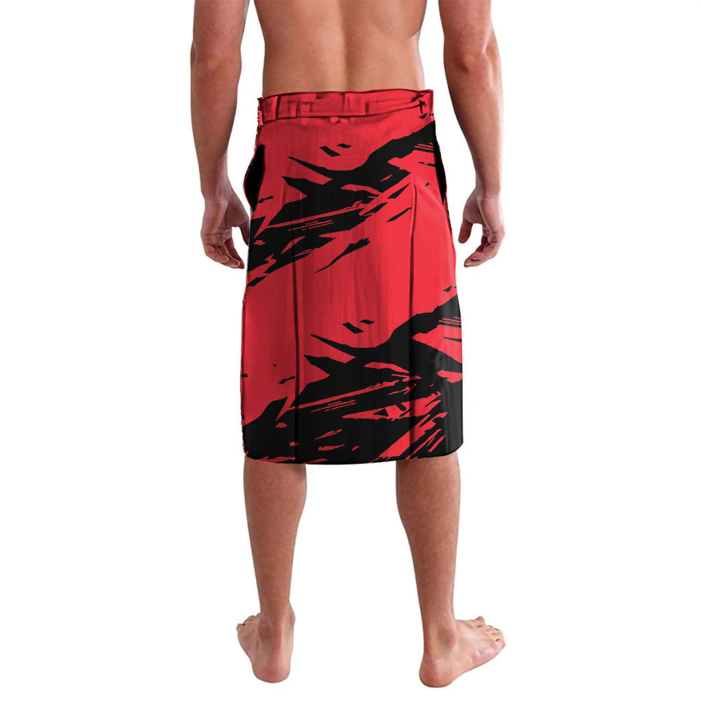 St Kilda Football Club Lavalava Saints Muscular Mascot Graphic - Abstract Paint Splatter Art