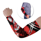Sydney Swans Football Club Arm Sleeves Swans Muscular Mascot Graphic - Abstract Paint Splatter Art