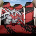 Sydney Swans Football Club Back Car Seat Cover Swans Muscular Mascot Graphic - Abstract Paint Splatter Art