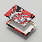 Sydney Swans Football Club Canvas Wall Art Swans Muscular Mascot Graphic - Abstract Paint Splatter Art