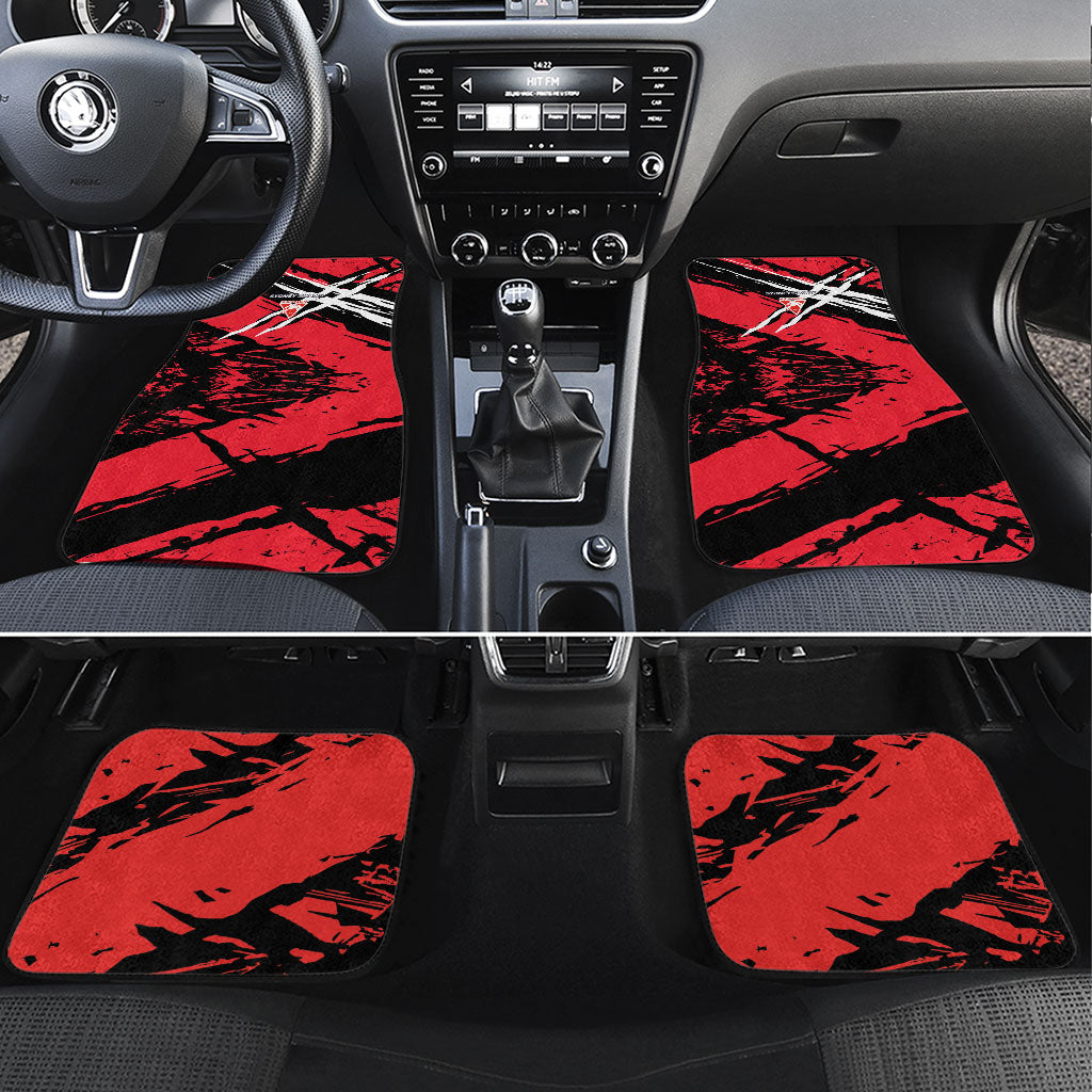 Sydney Swans Football Club Car Mats Swans Muscular Mascot Graphic - Abstract Paint Splatter Art