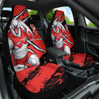 Sydney Swans Football Club Car Seat Cover Swans Muscular Mascot Graphic - Abstract Paint Splatter Art