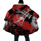 Sydney Swans Football Club Cloak Swans Muscular Mascot Graphic - Abstract Paint Splatter Art