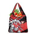 Sydney Swans Football Club Grocery Bag Swans Muscular Mascot Graphic - Abstract Paint Splatter Art