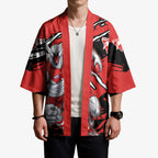 Sydney Swans Football Club Kimono Swans Muscular Mascot Graphic - Abstract Paint Splatter Art