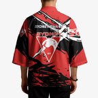 Sydney Swans Football Club Kimono Swans Muscular Mascot Graphic - Abstract Paint Splatter Art