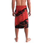 Sydney Swans Football Club Lavalava Swans Muscular Mascot Graphic - Abstract Paint Splatter Art