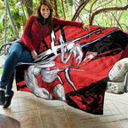 Sydney Swans Football Club Quilt Swans Muscular Mascot Graphic - Abstract Paint Splatter Art
