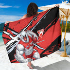 Sydney Swans Football Club Sarong Swans Muscular Mascot Graphic - Abstract Paint Splatter Art