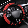 Sydney Swans Football Club Steering Wheel Cover Swans Muscular Mascot Graphic - Abstract Paint Splatter Art