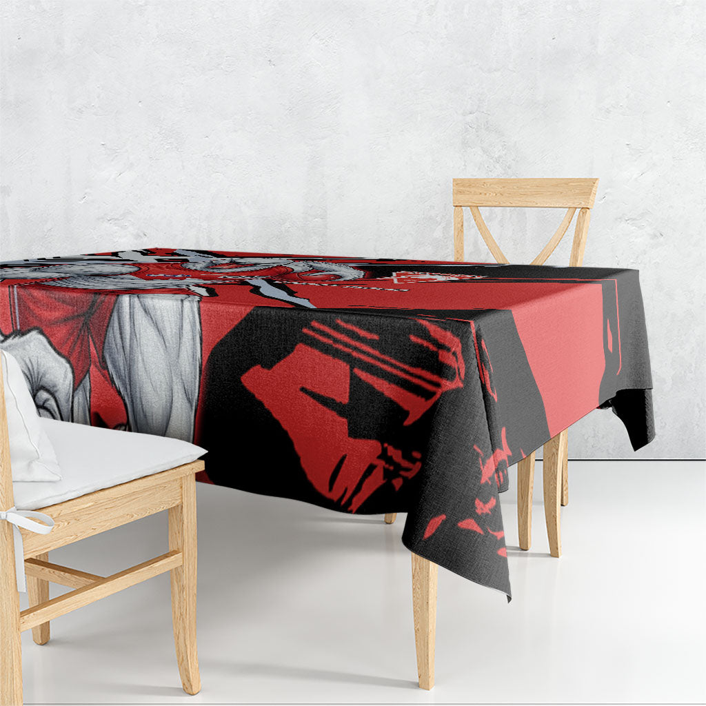 Sydney Swans Football Club Tablecloth Swans Muscular Mascot Graphic - Abstract Paint Splatter Art