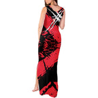 Sydney Swans Football Club Tank Maxi Dress Swans Muscular Mascot Graphic - Abstract Paint Splatter Art