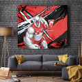 Sydney Swans Football Club Tapestry Swans Muscular Mascot Graphic - Abstract Paint Splatter Art