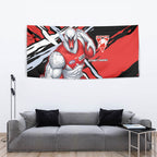 Sydney Swans Football Club Tapestry Swans Muscular Mascot Graphic - Abstract Paint Splatter Art