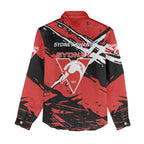 Sydney Swans Football Club Women Casual Shirt Swans Muscular Mascot Graphic - Abstract Paint Splatter Art