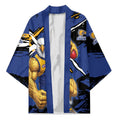 West Coast Eagles Kimono Eagles Muscular Mascot Graphic - Abstract Paint Splatter Art