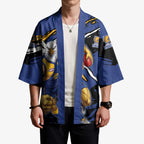 West Coast Eagles Kimono Eagles Muscular Mascot Graphic - Abstract Paint Splatter Art