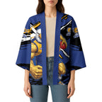West Coast Eagles Kimono Eagles Muscular Mascot Graphic - Abstract Paint Splatter Art
