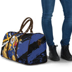 West Coast Eagles Travel Bag Eagles Muscular Mascot Graphic - Abstract Paint Splatter Art