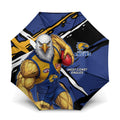 West Coast Eagles Umbrella Eagles Muscular Mascot Graphic - Abstract Paint Splatter Art