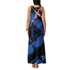 Western Bulldogs Family Matching Tank Maxi Dress and Hawaiian Shirt Footscray Muscular Mascot Graphic - Abstract Paint Splatter Art