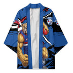 Western Bulldogs Kimono Footscray Muscular Mascot Graphic - Abstract Paint Splatter Art