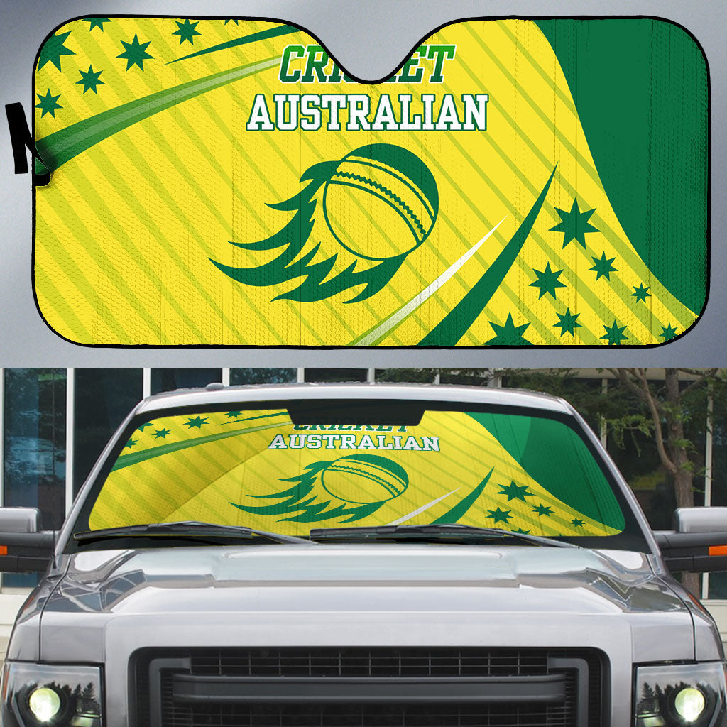 Australian Cricket Auto Sun Shade Southern Cross Stars - Heritage Graphic