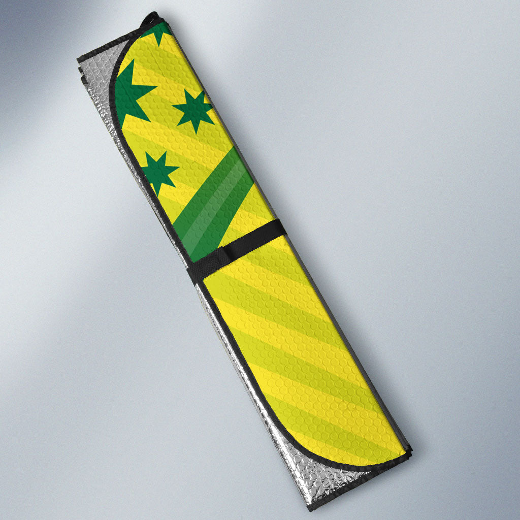 Australian Cricket Auto Sun Shade Southern Cross Stars - Heritage Graphic