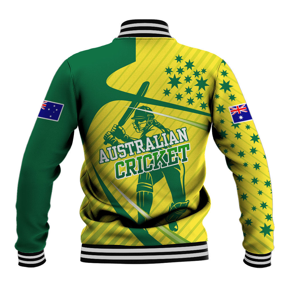 Australian Cricket Baseball Jacket Southern Cross Stars - Heritage Graphic