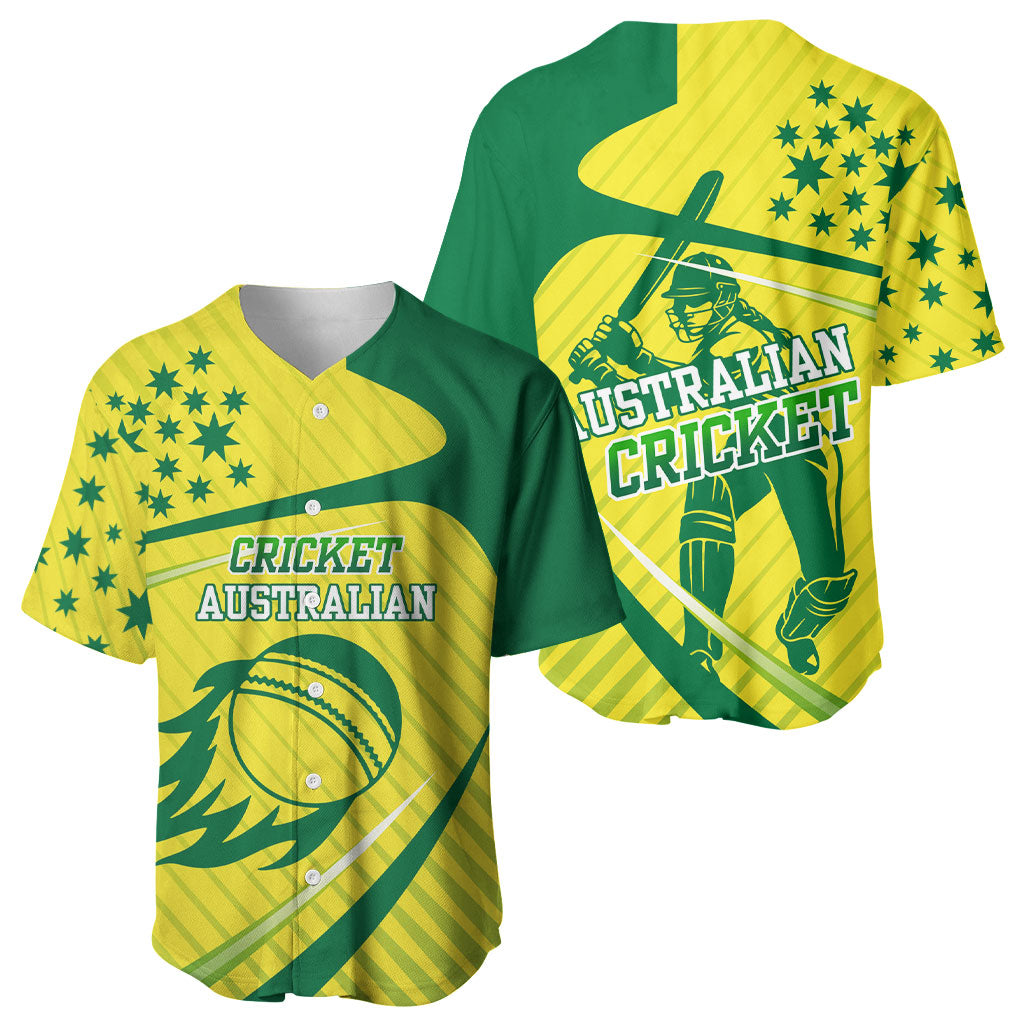 Australian Cricket Baseball Jersey Southern Cross Stars - Heritage Graphic