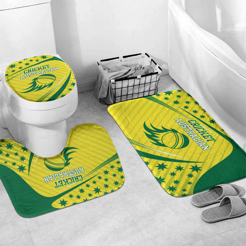 Australian Cricket Bathroom Set Southern Cross Stars - Heritage Graphic