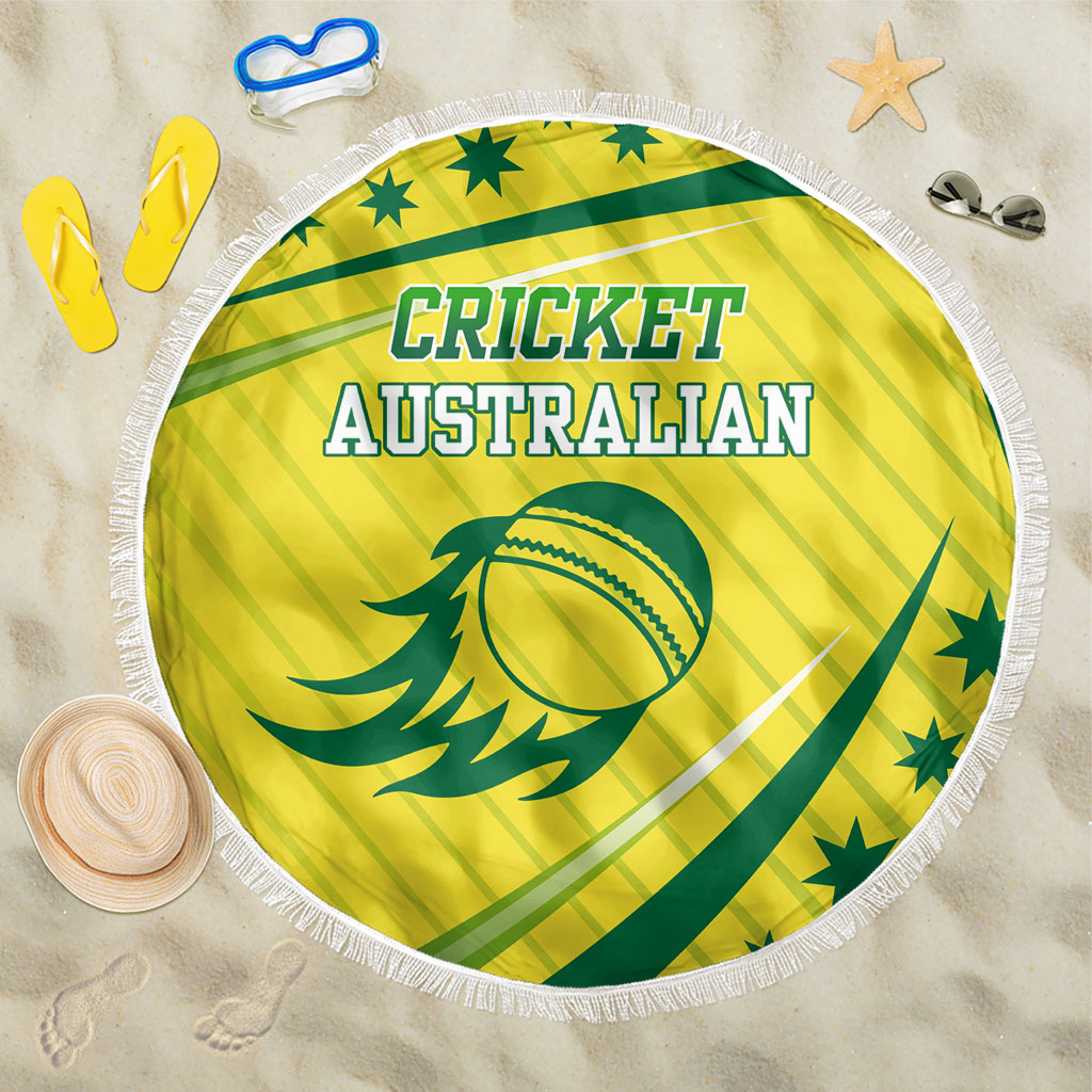 Australian Cricket Beach Blanket Southern Cross Stars - Heritage Graphic