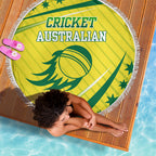 Australian Cricket Beach Blanket Southern Cross Stars - Heritage Graphic