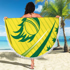 Australian Cricket Beach Blanket Southern Cross Stars - Heritage Graphic