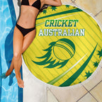 Australian Cricket Beach Blanket Southern Cross Stars - Heritage Graphic