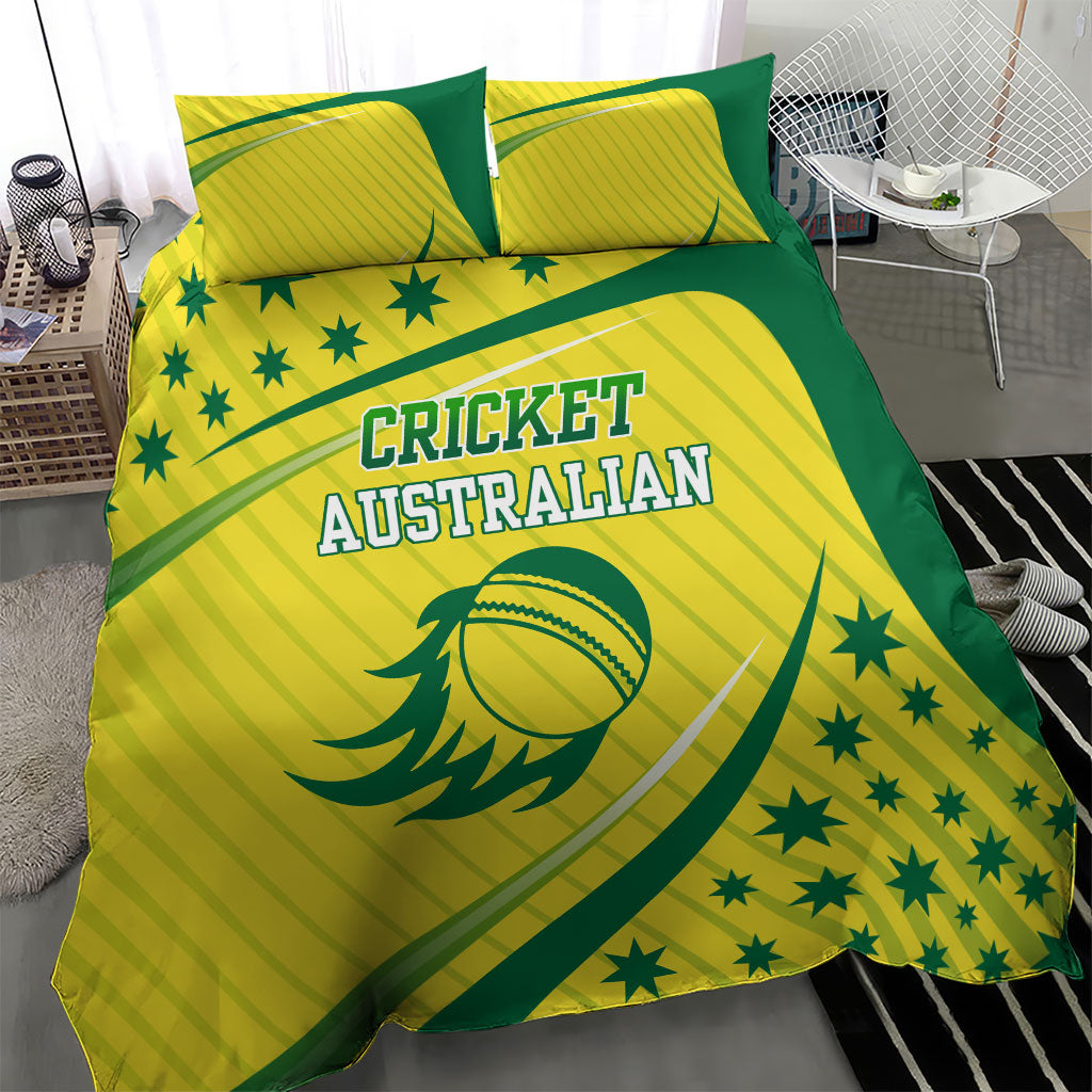 Australian Cricket Bedding Set Southern Cross Stars - Heritage Graphic
