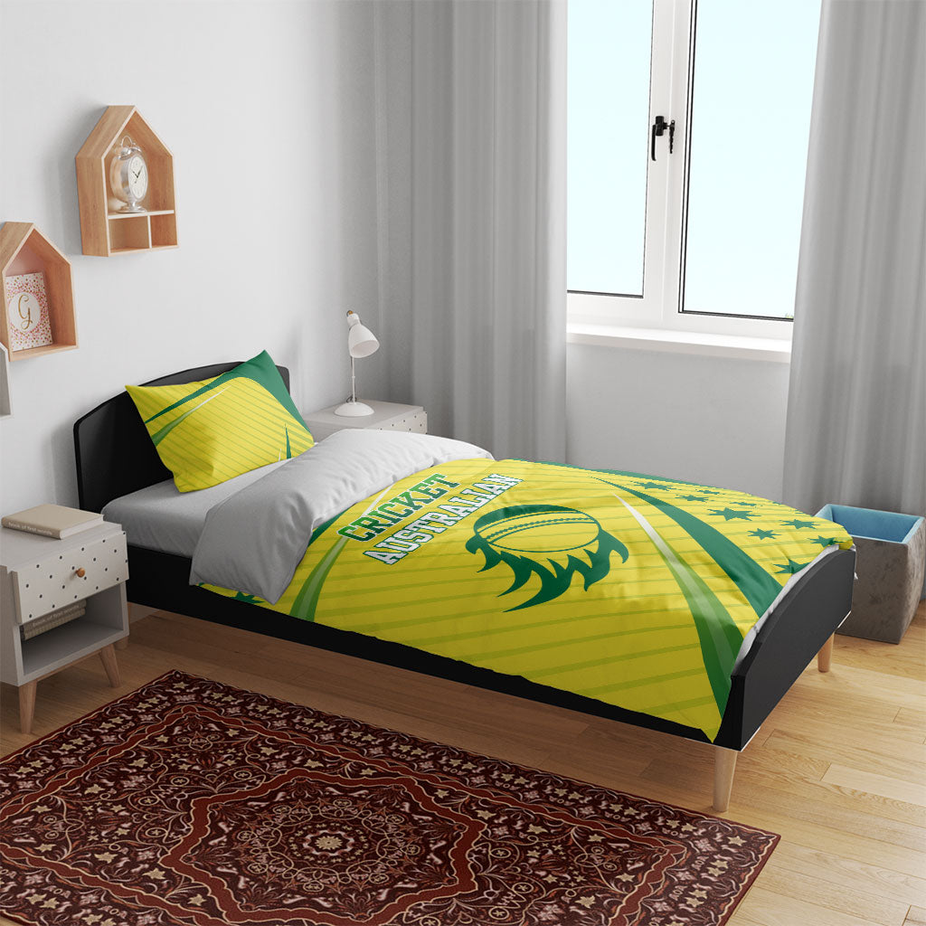 Australian Cricket Bedding Set Southern Cross Stars - Heritage Graphic
