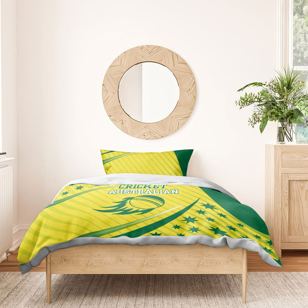 Australian Cricket Bedding Set Southern Cross Stars - Heritage Graphic