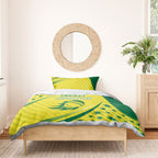 Australian Cricket Bedding Set Southern Cross Stars - Heritage Graphic