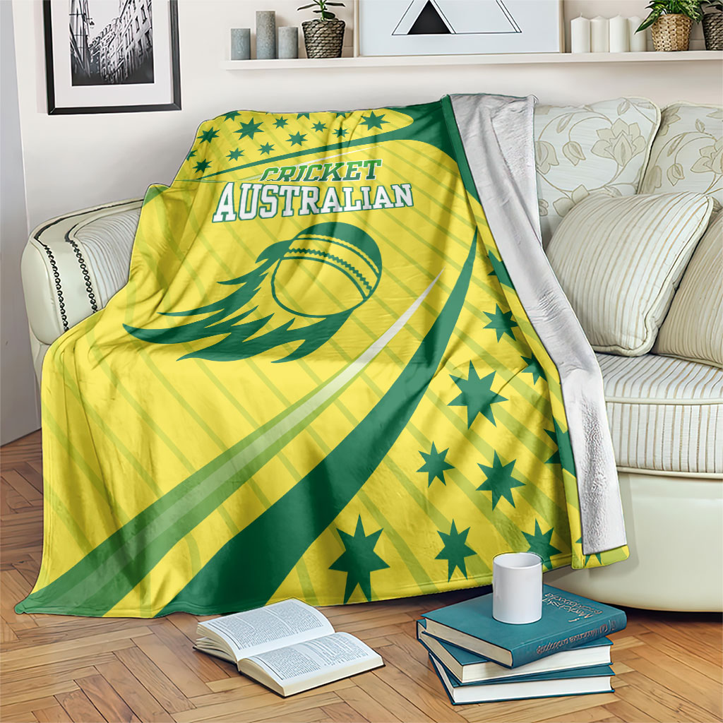 Australian Cricket Blanket Southern Cross Stars - Heritage Graphic