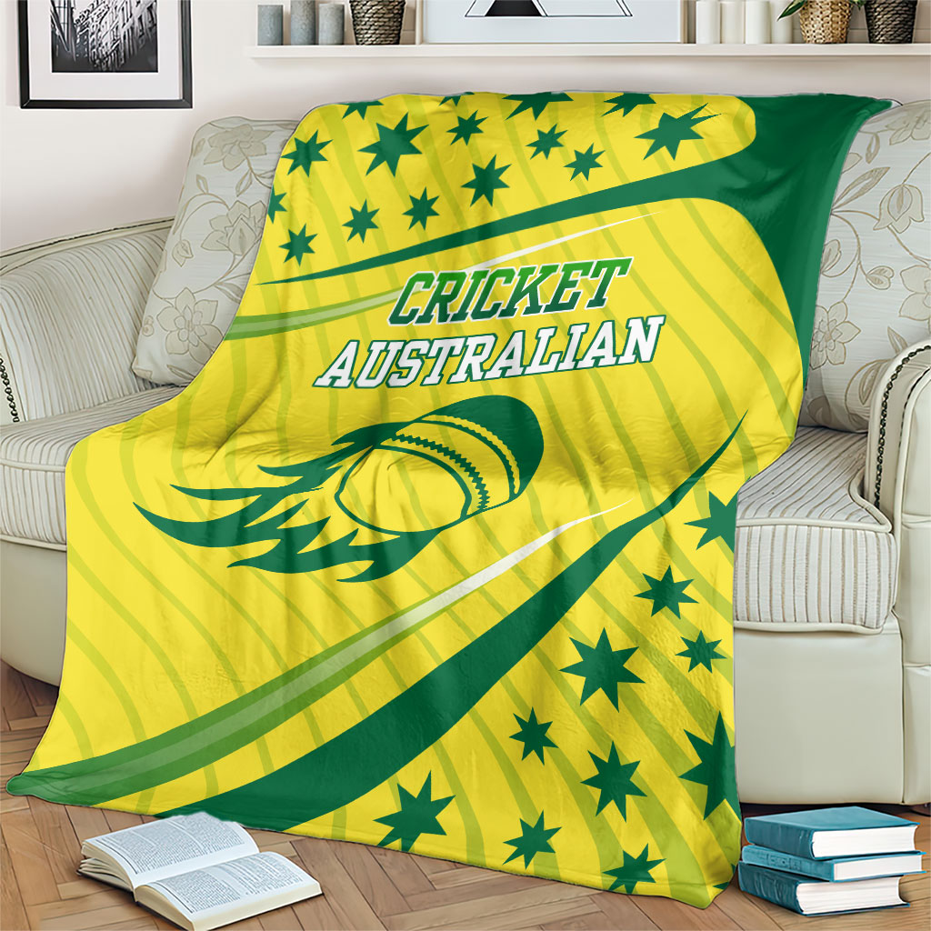 Australian Cricket Blanket Southern Cross Stars - Heritage Graphic